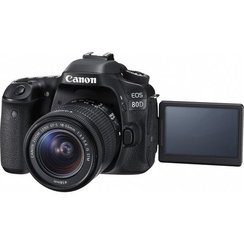 Canon EOS 80D DSLR Camera with EF-S 18-55mm is STM +64 GB SD Memory Card +Sunshine Pro Bundle