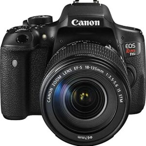 Canon T6i EOS Rebel DSLR Camera with EF-S 18-135mm f/3.5-5.6 is STM Lens + 16 GB Sunshine Basic Bundle