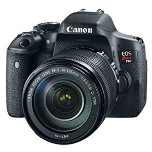 Canon T6i EOS Rebel DSLR Camera with EF-S 18-135mm f/3.5-5.6 is STM Lens + 16 GB Sunshine Basic Bundle