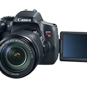 Canon T6i EOS Rebel DSLR Camera with EF-S 18-135mm f/3.5-5.6 is STM Lens + 16 GB Sunshine Basic Bundle