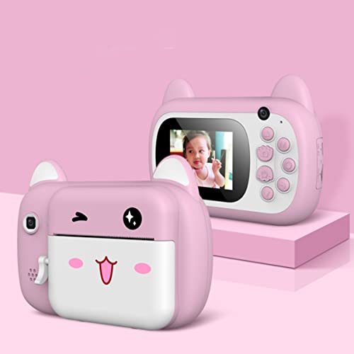 SOLUSTRE Toy Camera 1pc Children's Camera Video White Photo Lens Million Toypink Mini Printable Dual Camra