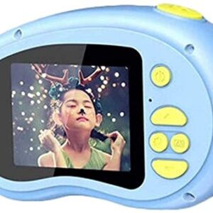 Jiaanu Kids Digital Camera，Portable Children's Camera (Color : Blue, Size : 32G)