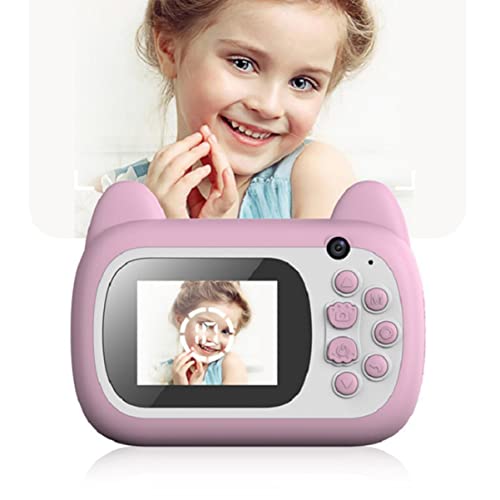 Mobestech Toy Camera 1pc Printable White Mini Lens Photo Children's Million Video Toypink Dual Camera Camra