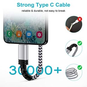 20W Single Port USB Wall Charger Plug Fast Charging Block and Cable Cord 10 ft Cell Phone Charger Type C for Samsung Galaxy S22 Ultra S21 S20 FE 5G, A12 A13 A20 A50, A11 A01 A32 A51,S10 Pixel 7 Pro 6