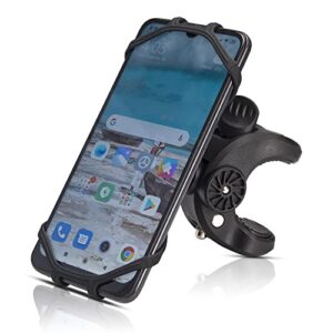 universal cell phone holder mount – golf cart, push cart, baby stroller, shopping cart, bike, motorcycle, boat, spin bike, bicycle handlebars – iphone, samsung galaxy and note, pixel, any smartphone