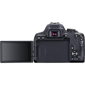 Canon EOS Rebel 850D / T8i DSLR Camera (Body Only) + 64GB Card + Case + Corel Photo Software + 2 x LPE17 Battery + Charger + Card Reader + LED Light + Flex Tripod + More (Renewed)