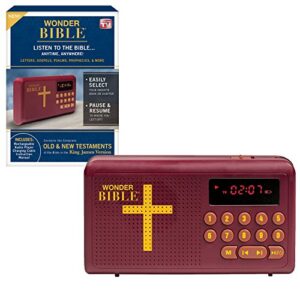 Wonder Bible KJV- The Talking Audio Bible Player (King James Version) New & Old Testament, As Seen On TV