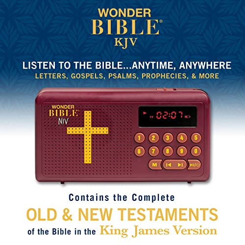 Wonder Bible KJV- The Talking Audio Bible Player (King James Version) New & Old Testament, As Seen On TV