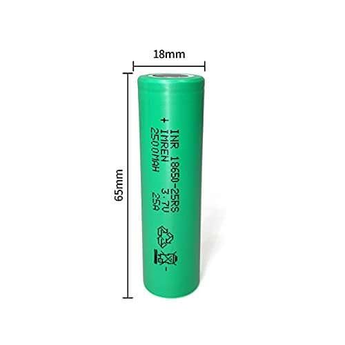 IMREN Rechargeable Battery 2500 mAh for Headlamps, Doorbells, Handheld Fan, Solar Wall Light, RC Cars (2PCS)