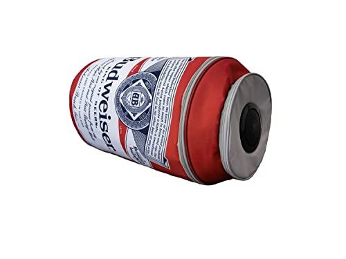 Budweiser Soft Can Shape Speaker Cooler Bluetooth Portable Travel Cooler with Built in Speaker Wireless Speaker Cool Ice Pack Cold Beer Stereo for Apple iPhone, Samsung Galaxy