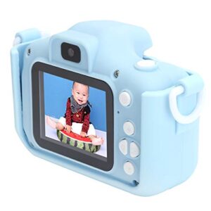 mini kids camera, x5s 1080p video digital camera, 13mp children selfie camera with 2 inches large screen, gift for boys and girls (blue)