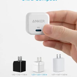 USB C Charger, Anker 3-Pack Fast Charger with Foldable Plug, PowerPort III 20W Cube Charger for iPhone 14/14 Plus/14 Pro/14 Pro Max/13, Galaxy, Pixel 4/3, iPad/iPad Mini, and More (Cable not Included)