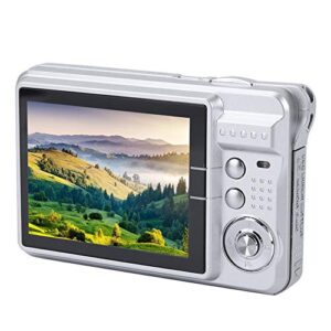 entatial 2.7inch children camera, hd digital children camera, 3 colors optional with battery for indoor child(silver)