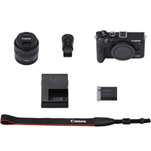 Canon EOS M6 Mark II (Black)+Ef-M 15-45mm F/3.5-6.3 is STM + Evf Kit (Renewed)