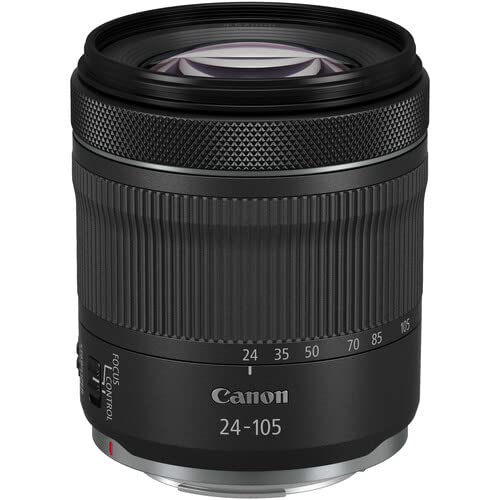 Canon EOS R5 Mirrorless Camera w/RF 24-105mm f/4 L IS USM Lens + EF 75-300mm f/4-5.6 III Lens + 420-800mm f/8.3 HD Telephoto Lens + 2X 64GB Memory + Hood + Case + Filters + Tripod + More (35pc Bundle)