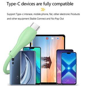 5 Pack 6FT USB Type C Cable, TPE Fast USB C Charging Power Data Sync Cord Phone Charger for Samsung Galaxy A10e A11 A20 A21 A51 A50 A71 A01 S10 S21 S20 FE Note 20, Moto G G7 G6 Z4, LG K51 Stylo 4 5 6