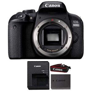 canon eos 800d digital slr camera black (renewed)