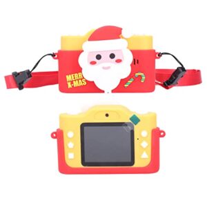 camera cartoon santa claus video dual camera usb rechargeable music camera for children and toddlers boys and girls