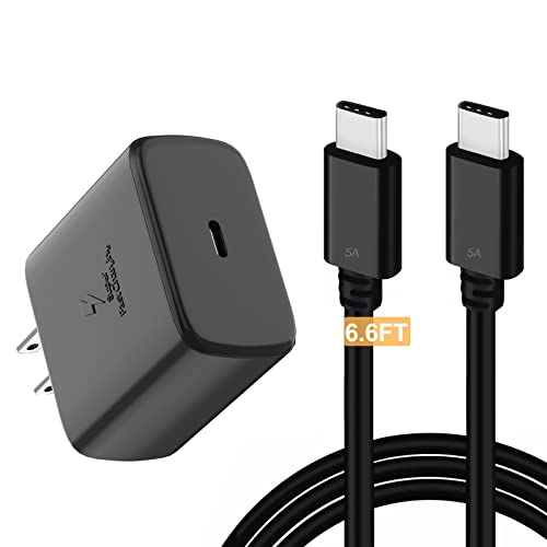 Samsung Super Fast Charger Type C 45W GaN Power USB C Charger PPS/PD Fast Charging Block & 6.6ft C Cable for Samsung Galaxy S23 Ultra/S23/S23+/S22/S22 Ultra/S22+/Note10/Note20/S20/S21/S10, S7/S8