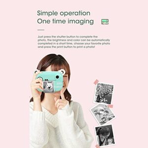 Digital Instant Print Camera, HD 1080P 12MP Camera 2.4'' Screen Digital WiFi Camera Toy with Custom Settings, for Girls Boys Gifts