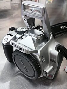 canon digital rebel xti 10.1mp digital slr camera (silver body only) (old model)