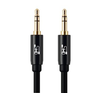 Aux Cable,SHD 3.5mm Audio Cable Aux for Car Auxiliary Audio Stereo Cable 3.5mm Cord Premium Sound Dual Shielded with Gold Plated Connectors-3Feet