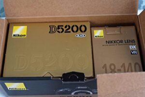 nikon d5200 24.1 mp dx-format cmos digital slr camera with 18-140mm vr nikkor zoom lens (discontinued by manufacturer)