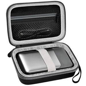 case comaptible with anker 733 power bank (ganprime powercore 65w), 2-in-1 hybrid charger, batteries bank travel carrying storage holder fits for usb-c portable charger and other accessories(bag only)