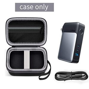 Case Comaptible with Anker 733 Power Bank (GaNPrime PowerCore 65W), 2-in-1 Hybrid Charger, Batteries Bank Travel Carrying Storage Holder Fits for USB-C Portable Charger and Other Accessories(Bag Only)