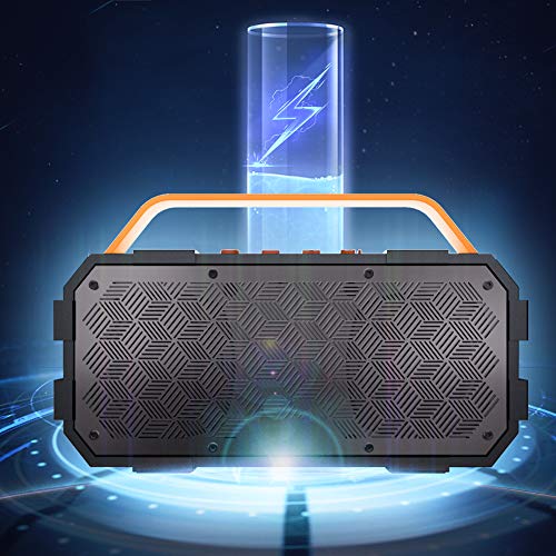 Bluetooth Speaker, Bugani Portable Bluetooth Speakers with 30W (40W Peak) Stereo Sound, Loud Bluetooth Speaker 24H Playtime Support TF Card/AUX, IPX5 Waterproof for Beach Camping Outdoor Indoor