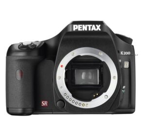 pentax k200d 10.2mp digital slr camera with shake reduction (body only)