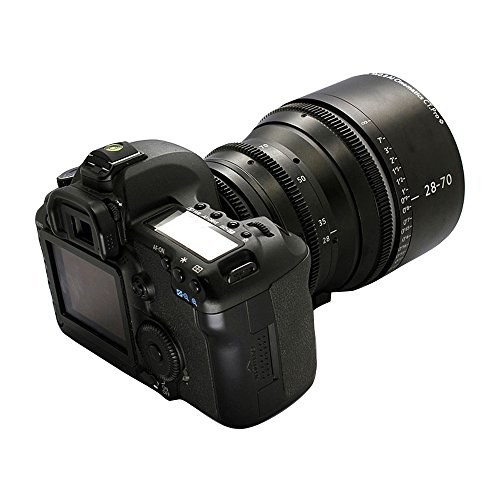 Cinematics Cine Lens Nikon AF-S 28-70mm/f2.8D Manual for Nikon or Canon EF Mount