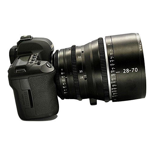 Cinematics Cine Lens Nikon AF-S 28-70mm/f2.8D Manual for Nikon or Canon EF Mount