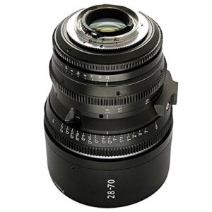 Cinematics Cine Lens Nikon AF-S 28-70mm/f2.8D Manual for Nikon or Canon EF Mount