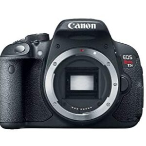 Canon EOS Rebel T5i Digital SLR Camera (Body Only) International Version (No Warranty)