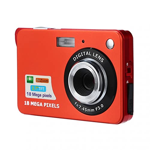 YUUAND Portable Camera Digital Camera 2.7-Inch 18MP TFT High-Definition Screen Mini Portable Compact Camera