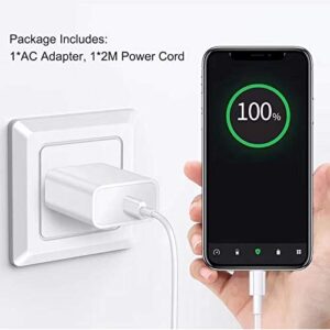 18W Fast Charger Fit for Google Pixel 6 6 Pro 5 4 4A 4XL 3 3A 3XL 2 2XL with 6.6Ft Charging Cable Power Adapter Supply Cord