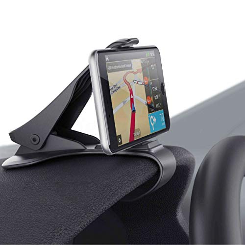 LIZHOUMIL Car Phone Mount - Universal HUD Design Smart Phone Holder 6.5 Inch Universal Clip On Car HUD GPS Dashboard Mount Cell Phone Holder Non-Slip Durable Stand for Safe Driving