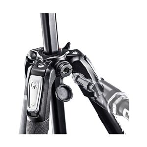 Manfrotto 190X Aluminum 3-Section Tripod (MT190X3),Black