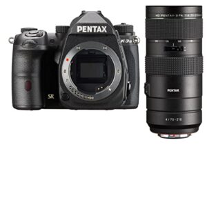 pentax k-3 mark iii aps-c-format dslr camera body, black hd d fa 70-210mm f4 ed sdm wr lens