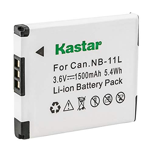 Kastar Battery for NB-11L, A2400 IS A3400 IS A4050 IS, SX400 IS SX410 IS SX420 IS, ELPH 170 IS ELPH 350 HS ELPH 360 HS, IXUS 125 HS 150 IXUS 155 IXUS IXUS 240 HS IXUS 265 HS IXUS 285 HS