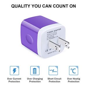 USB Wall Plug,GiGreen Single Port Fast Charging Block 5Pack USB Charging Plug Cube Wall Adapter Compatible iPhone 14 13 Pro Max 12 11 X 8 7 6S SE,Samsung Galaxy A14 5G S23 Ultra A13 A23 S21 FE S22 S20