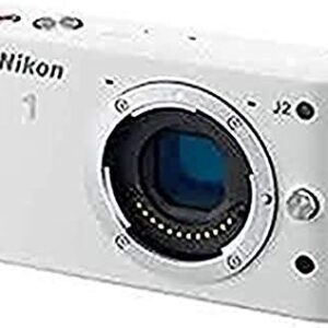 Nikon 1 J2 10.1 MP HD Digital Camera (White) Body Only (Renewed)