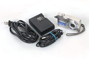 point & shoot digital camera w 2 batteries, strap, memory card, charger