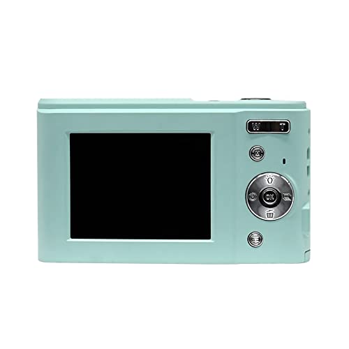 Niaviben Portable Mini Camera Rechargeable Student Digital Camera 30 Million Pixel HD Camera Pocket Digital Compact Camera for Home Green