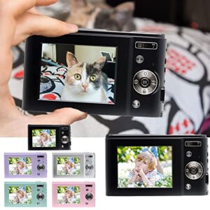 Niaviben Portable Mini Camera Rechargeable Student Digital Camera 30 Million Pixel HD Camera Pocket Digital Compact Camera for Home Green