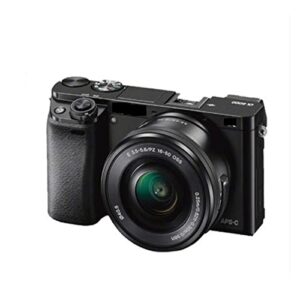 camera a6000 mirrorless digital camera ilce-6000l with 16-50mm lens -24.3mp -full hd video digital camera (color : b)