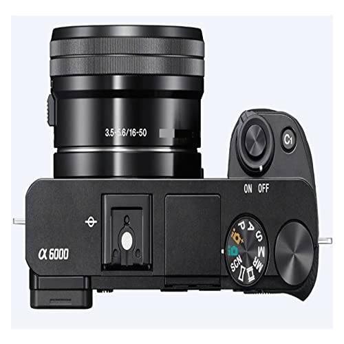 Camera A6000 Mirrorless Digital Camera ILCE-6000L with 16-50mm Lens -24.3MP -Full HD Video Digital Camera (Color : B)