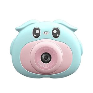 niaviben digital camera for kid’s cute cartoon 1080p hd mini front and rear dual camera children’s digital camera blue