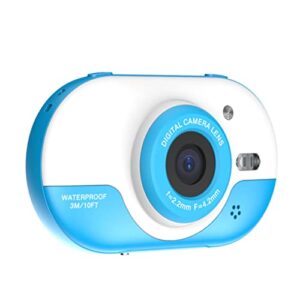 niaviben mini portable digital camera for kid’s waterproof camera front and rear dual 24 million pixel compact camera 2.4 inch blue
